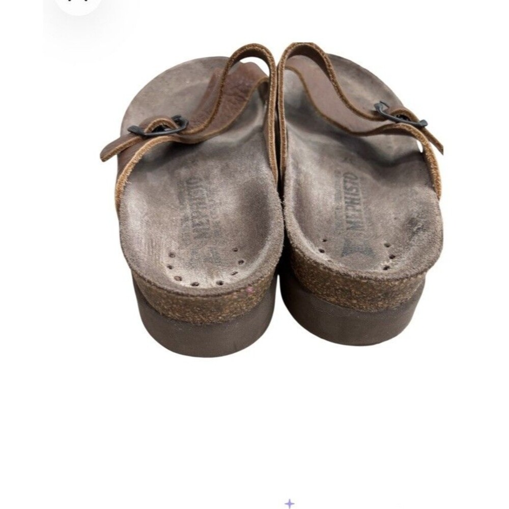 Women's Mephisto Helen Plus Camel Brown Leather Sandals EU 37 US 7 - Picture 5 of 6